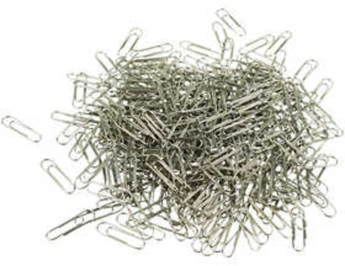 Paperclips, l: 28 mm, 1000stuks [HOB-14203]